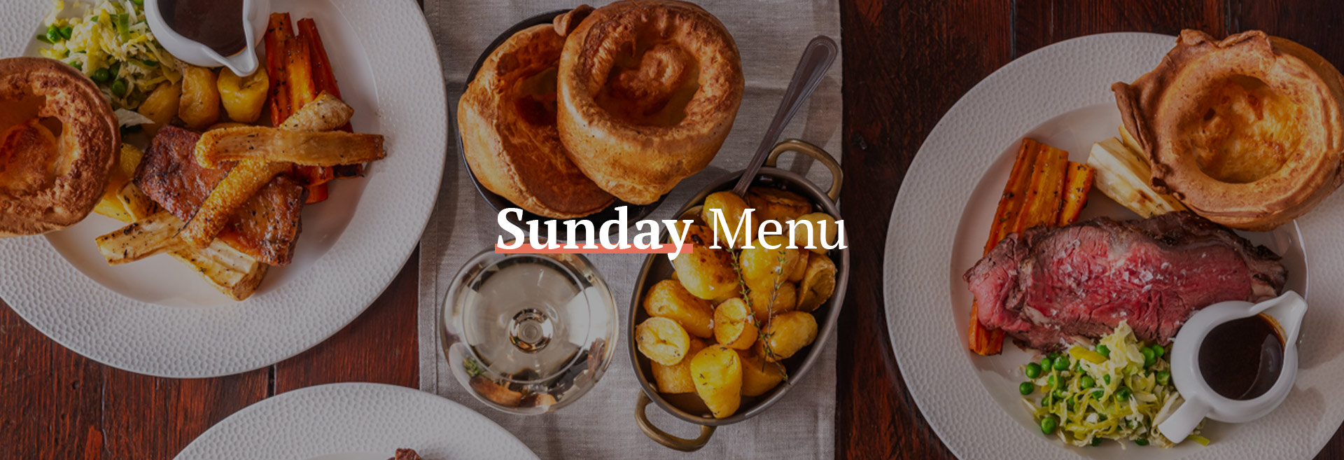 Sunday Roast Dinner in London at The Crown and Anchor Euston