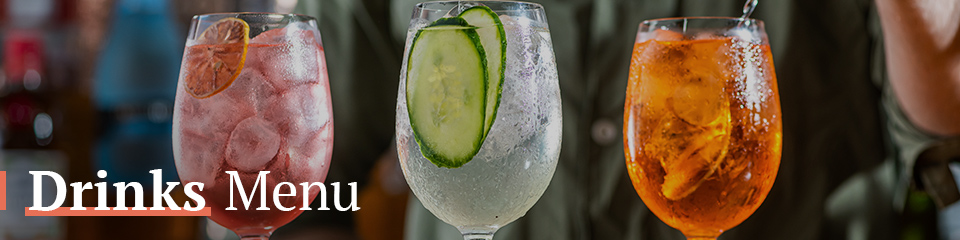Drinks Menu at The Crown and Anchor Euston